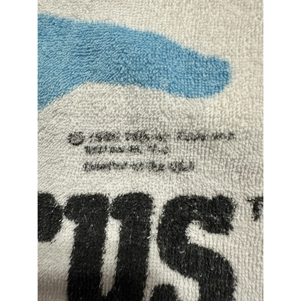 VTG 1980s Jay Franco Aerobisaurus Beach Towel Exercise Aerobics Dinosaur